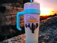 40 oz Texas Sunset Inspired Tumbler