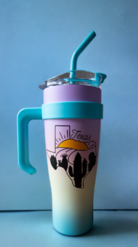 40 oz Texas Sunset Inspired Tumbler - Image 10