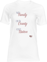 My Family. Our County. One Nation. T-shirt Adult